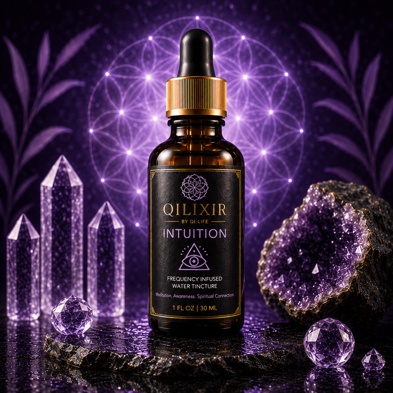 Qilixir Intuition — frequency-inspired ritual elixir