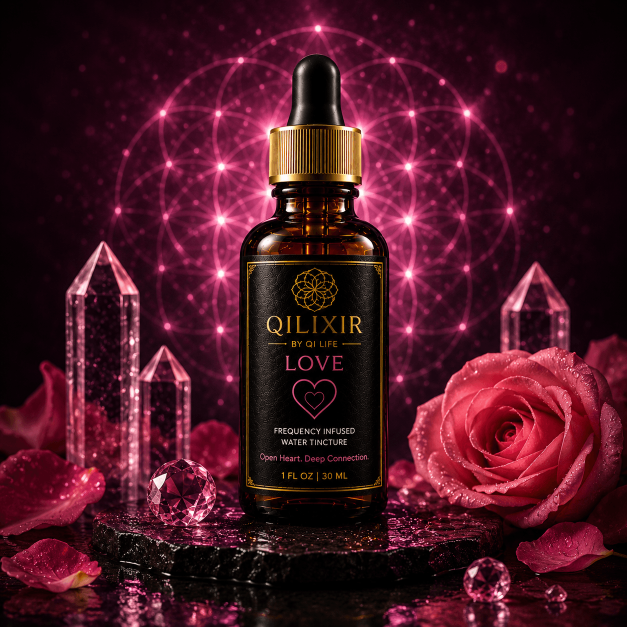 Qilixir Love — frequency-inspired ritual elixir